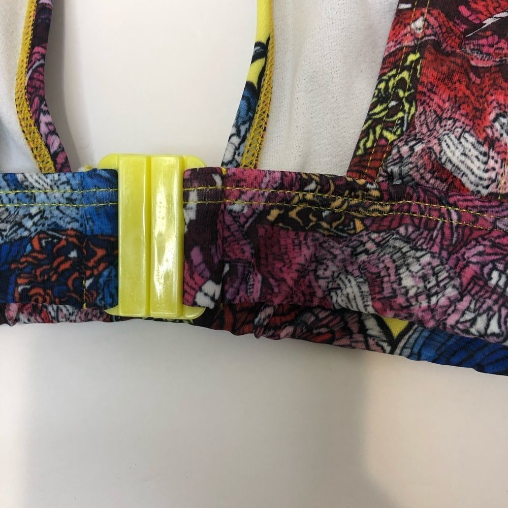ASOS Swim floral bikini swim top size 6 - Picture 9 of 12